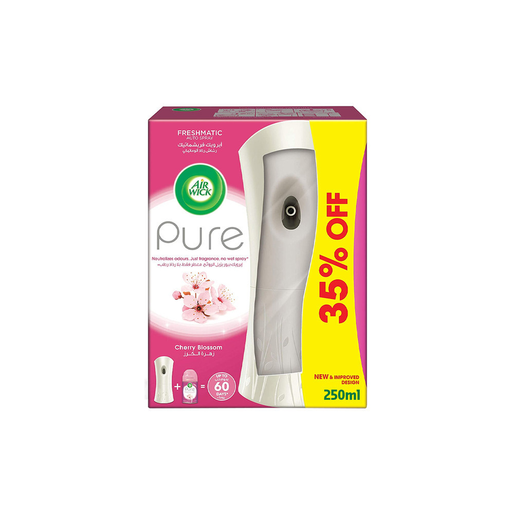 Air Wick Automatic Air Freshener Spray, Tucker Blossom Scent, 250ml