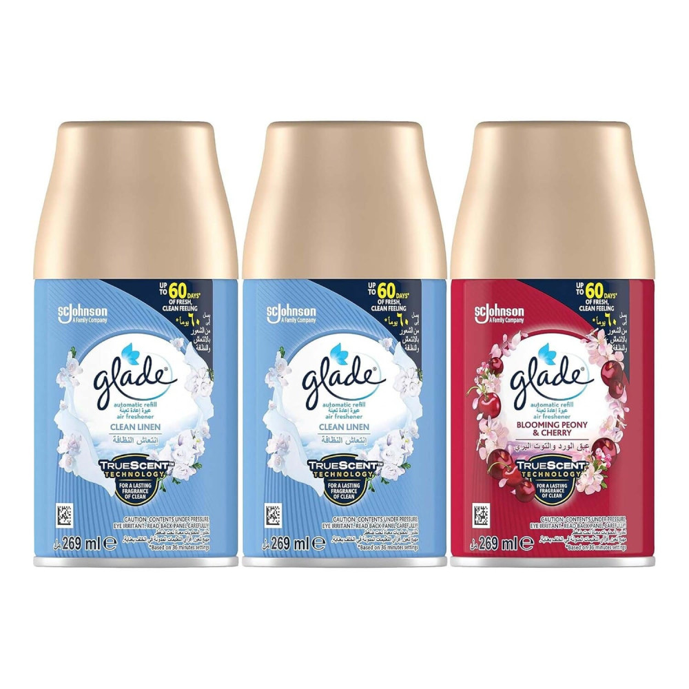 Glade Refill Clean Linen 269Ml 2+1F