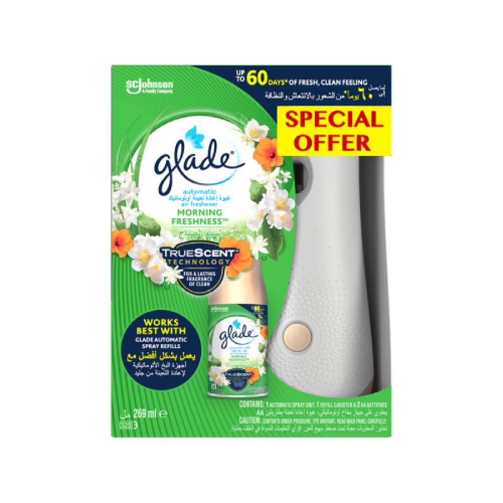Glade Automatic Spray + Air Freshener Morning Breeze 269ml