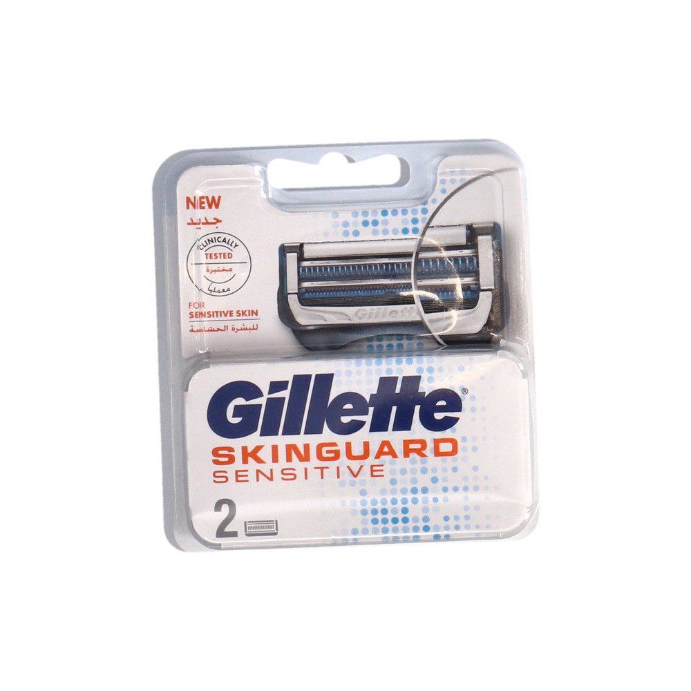 Gillette razor blades, Skinguard razor head, 2 heads + 2 blades