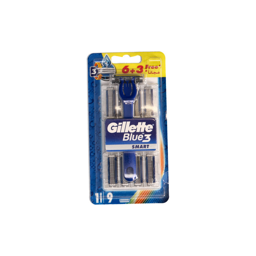 Gillette Blue 3 Smart Shaver 6+3 Pieces