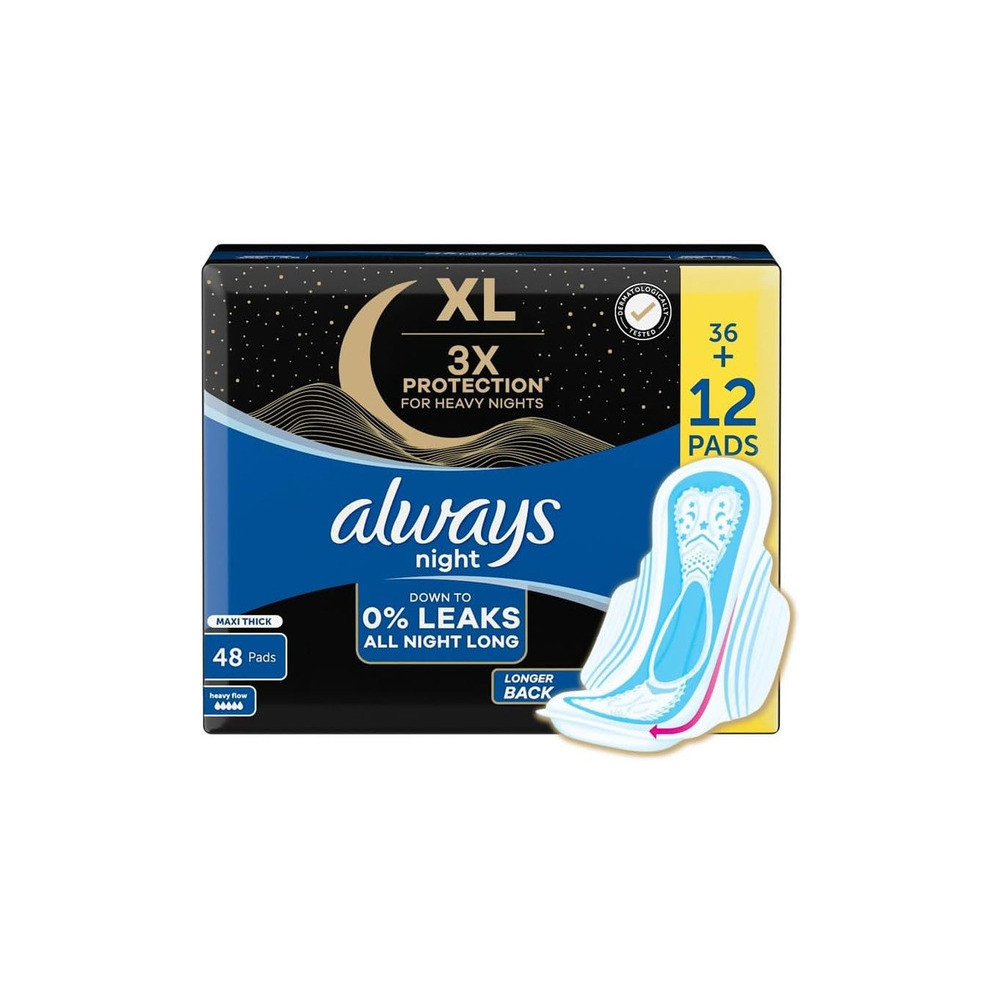 Always Comfort Night 48 Pads