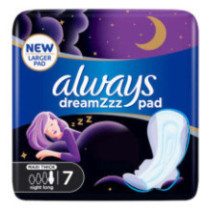 Always Night Protection Diapers - 7 pieces