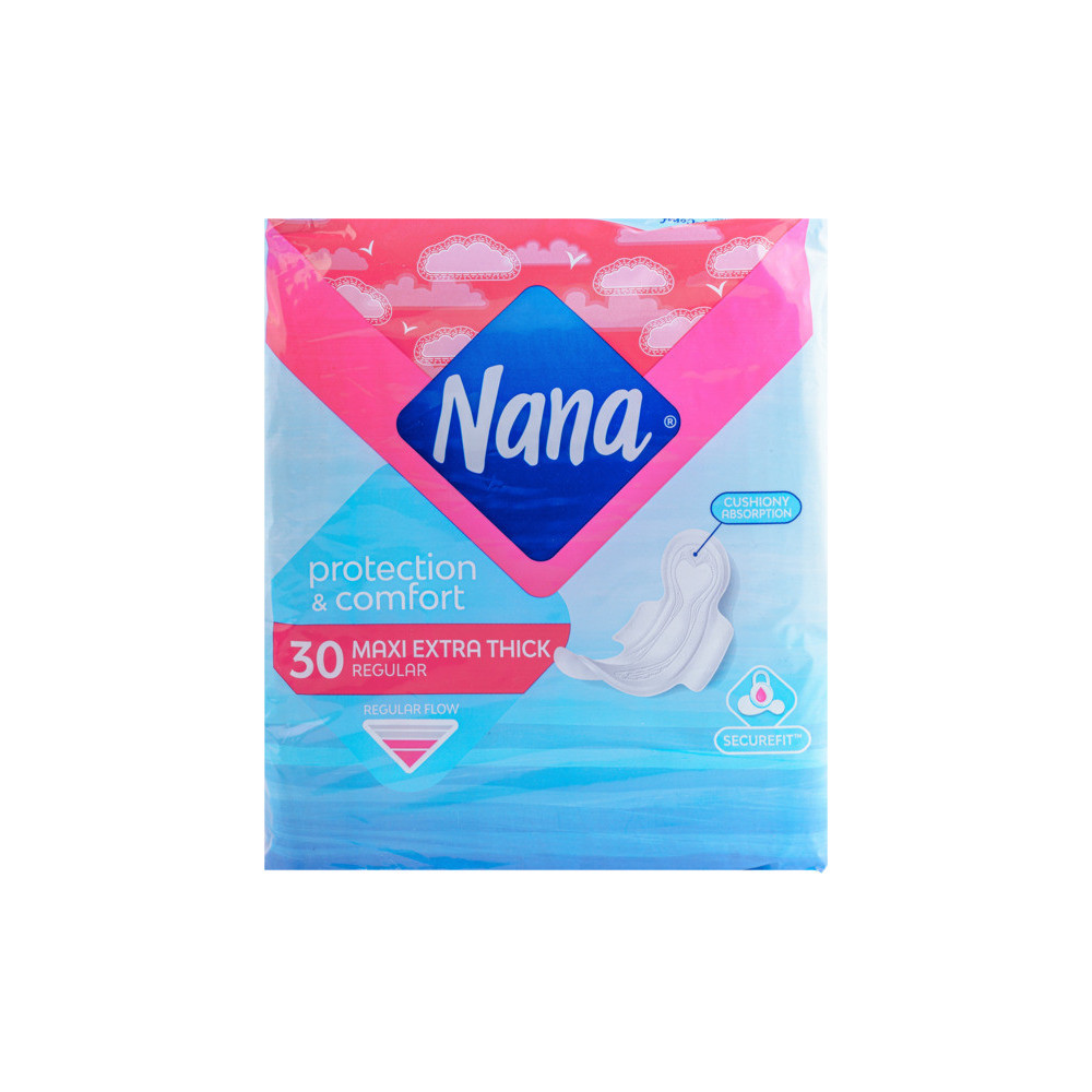 Nana feminine pads with wings 30 pads