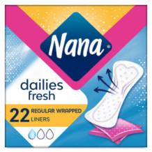 Nana Daily Soft Sanitary Pads 22 pieces Regular
