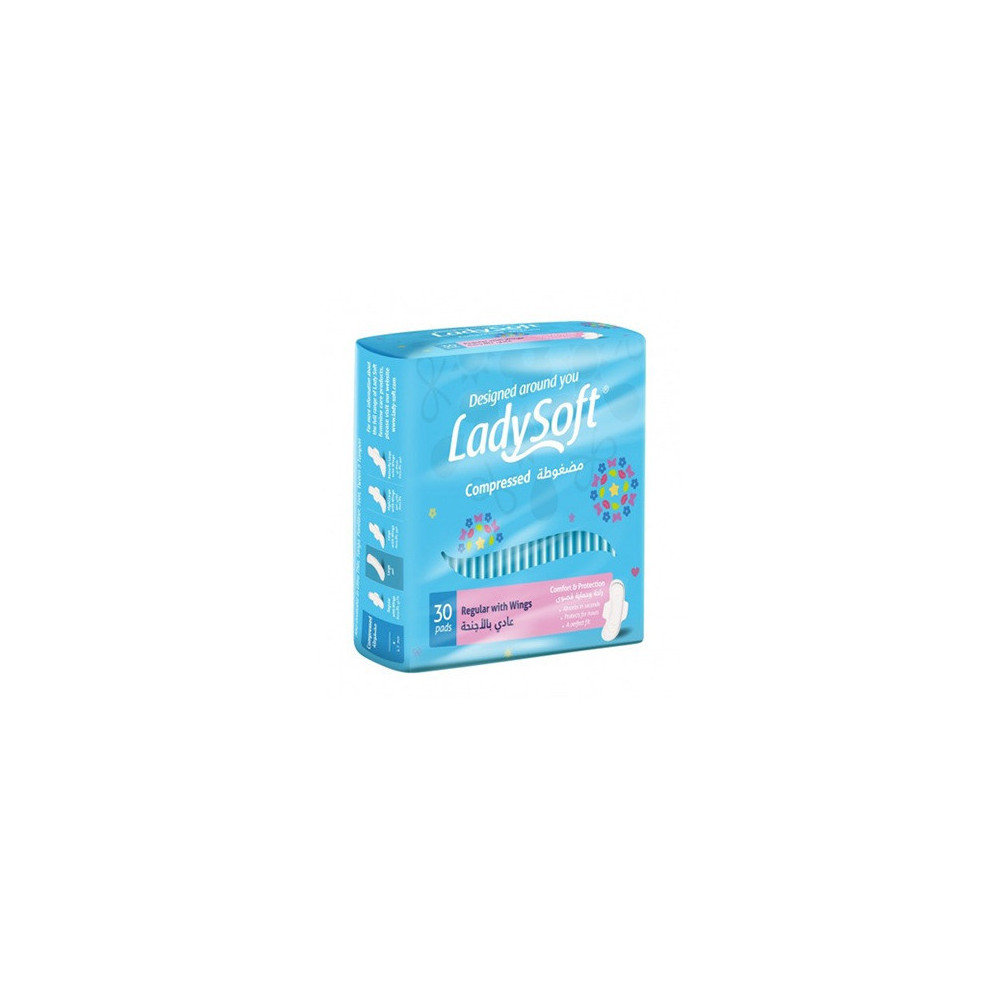 Lady Soft compressed large (30 pads)
