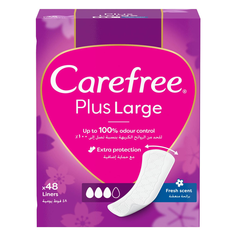 Carefree Plus Fresh Fresh Daily Pads - 48 Pads