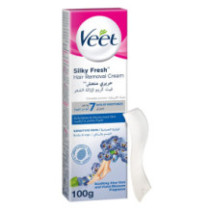 Veet Hair Remover Cream For Sensitive Skin 100g With Aloe vera