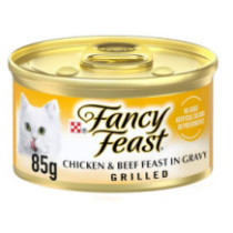 Fancy Fest Wet Food Grilled Chicken & Beef Flavored in Gravy85 g