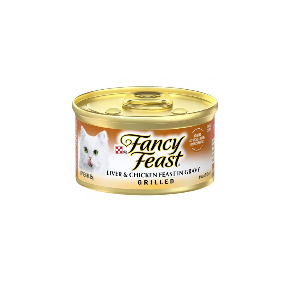 Fancy Fest Moist Liver & Grilled Chicken in Gravy85 gm