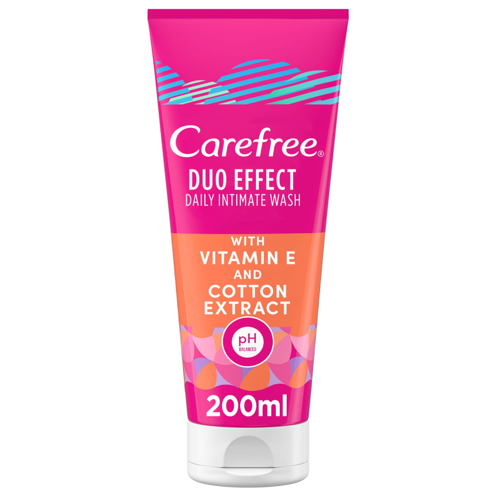 Carefree Vitamin E & Cotton Extract Wash For Sensitive Areas 200 ml