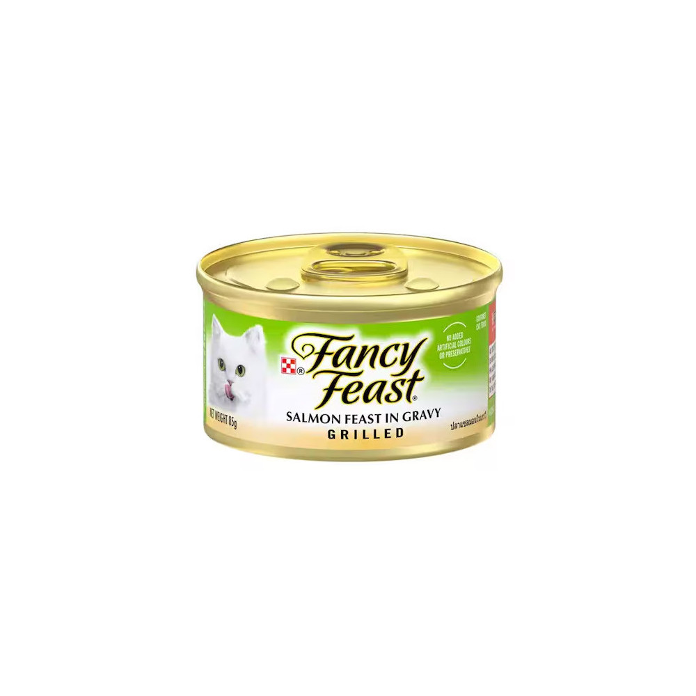 Fancy Feast Loafers Salmon Gravy Meal Grilled Salmon 85g