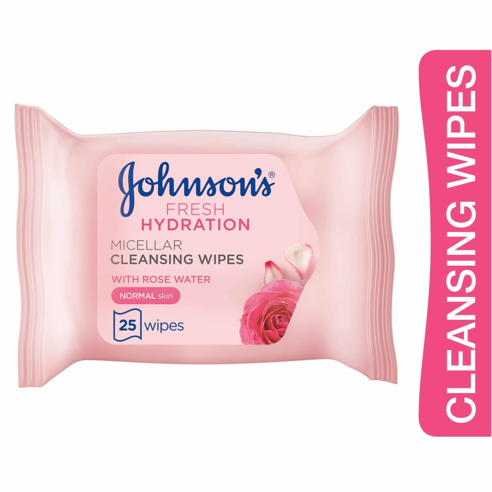 Johnson's Fresh Hydration Micellar Cleansing Wipes 25pcs