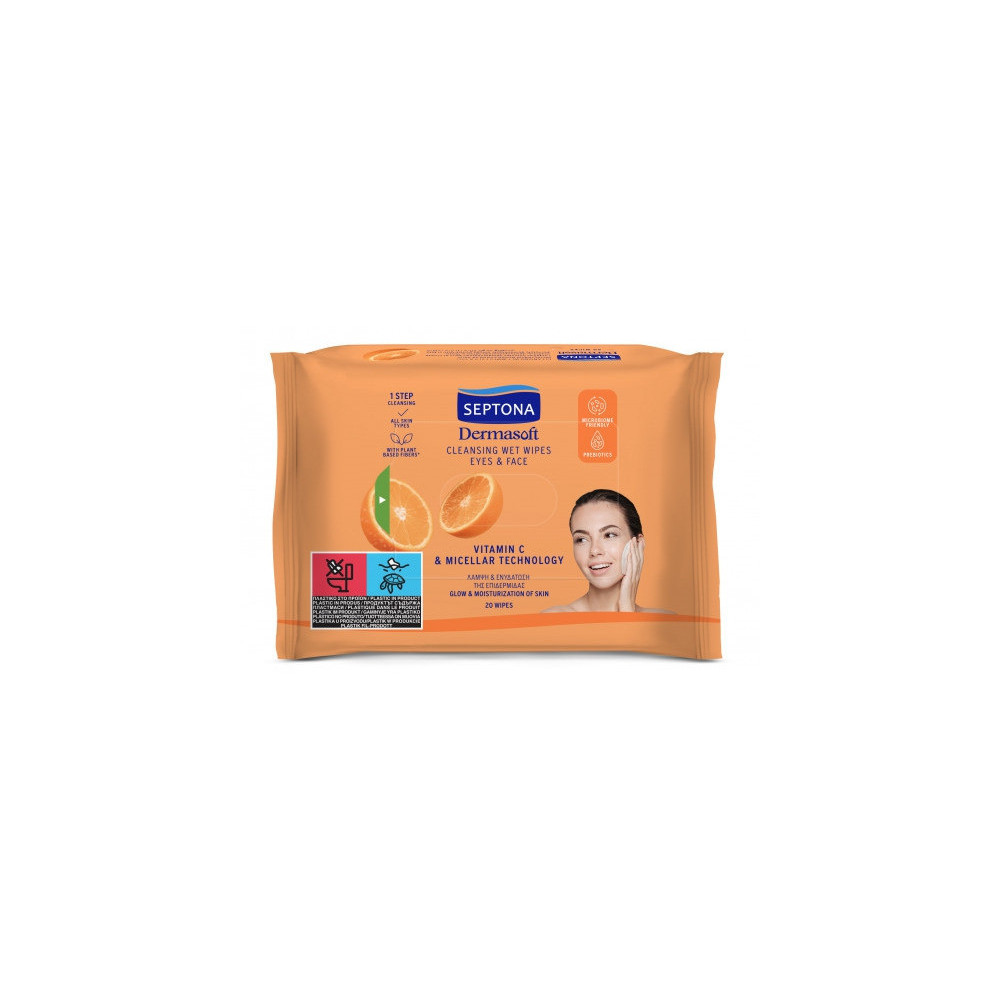 Septona Daily Clean Cleansing Wipes Micellaire 20pcs