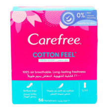 Carefree Fresh Cotton Women's Pads 56 - 58 Pieces