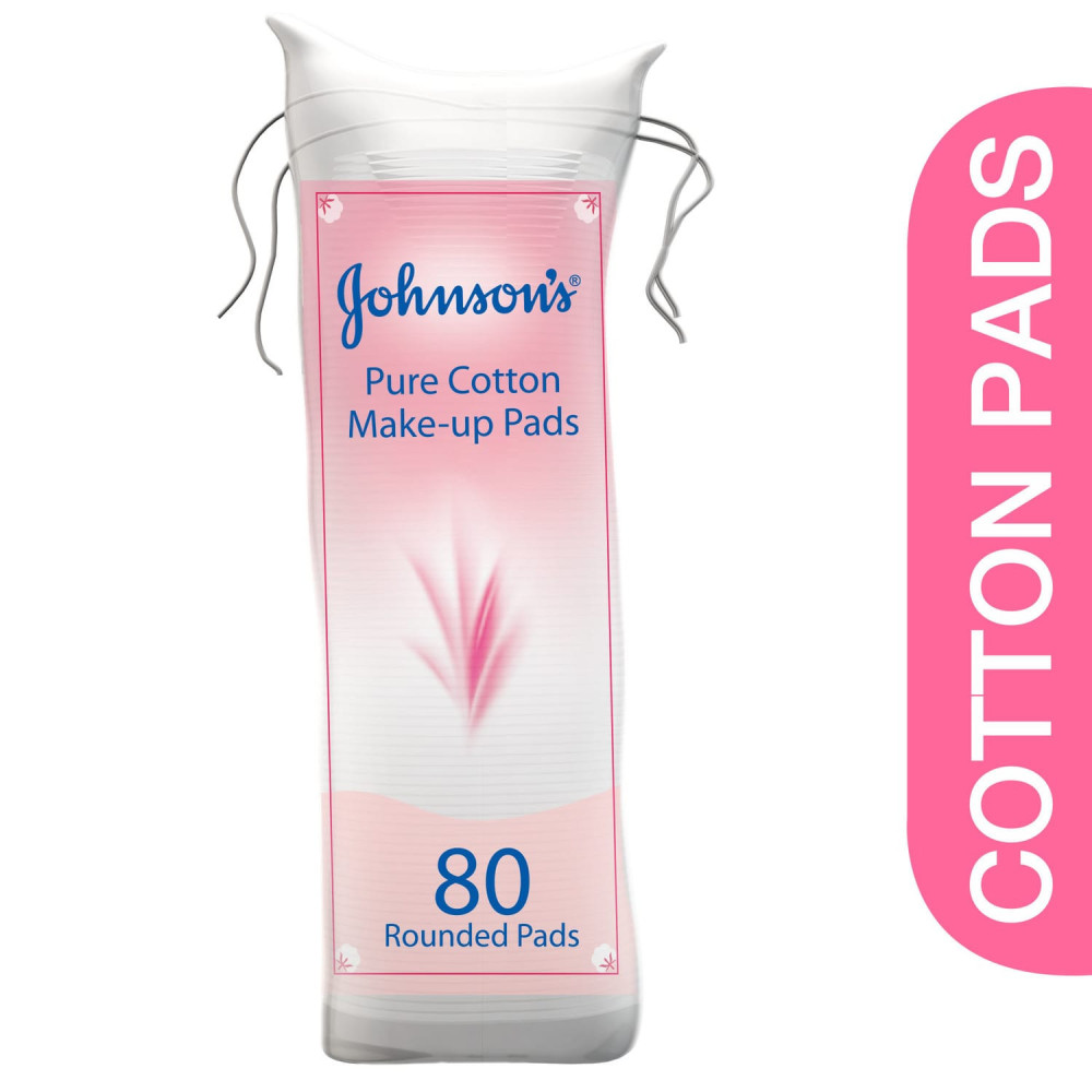 Johnson & Johnson Makeup Cotton Pads 80 Pads