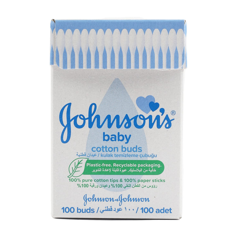 Johnson and Johnson Pure Cotton Buds 100 Buds