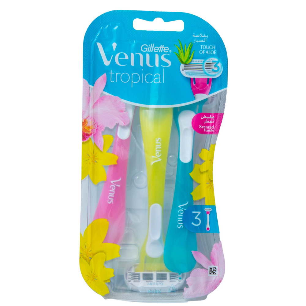 VENUS TROPICAL RAZOR 3 Pcs
