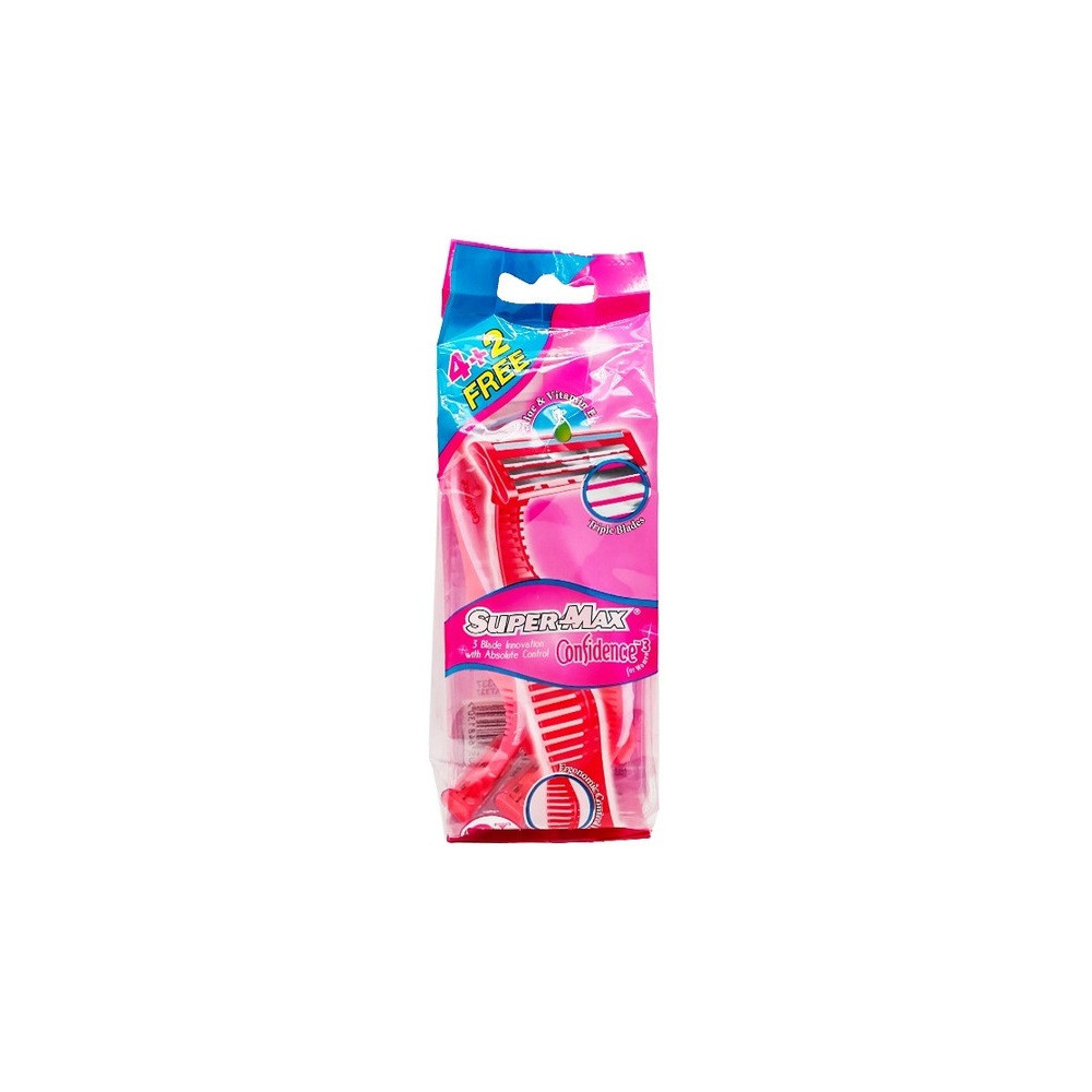 Super Max Women's Razor Blades 4+2