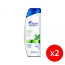 Head & Shoulders Shampoo Menthol 2X400Ml