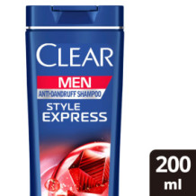 Clean & Clear Men 2in 1 Style Express Anti-Dandruff Shampoo 200 ml