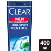 Clean & Clear Men Cool Sport Menthol Anti-Dandruff Shampoo 400 ml