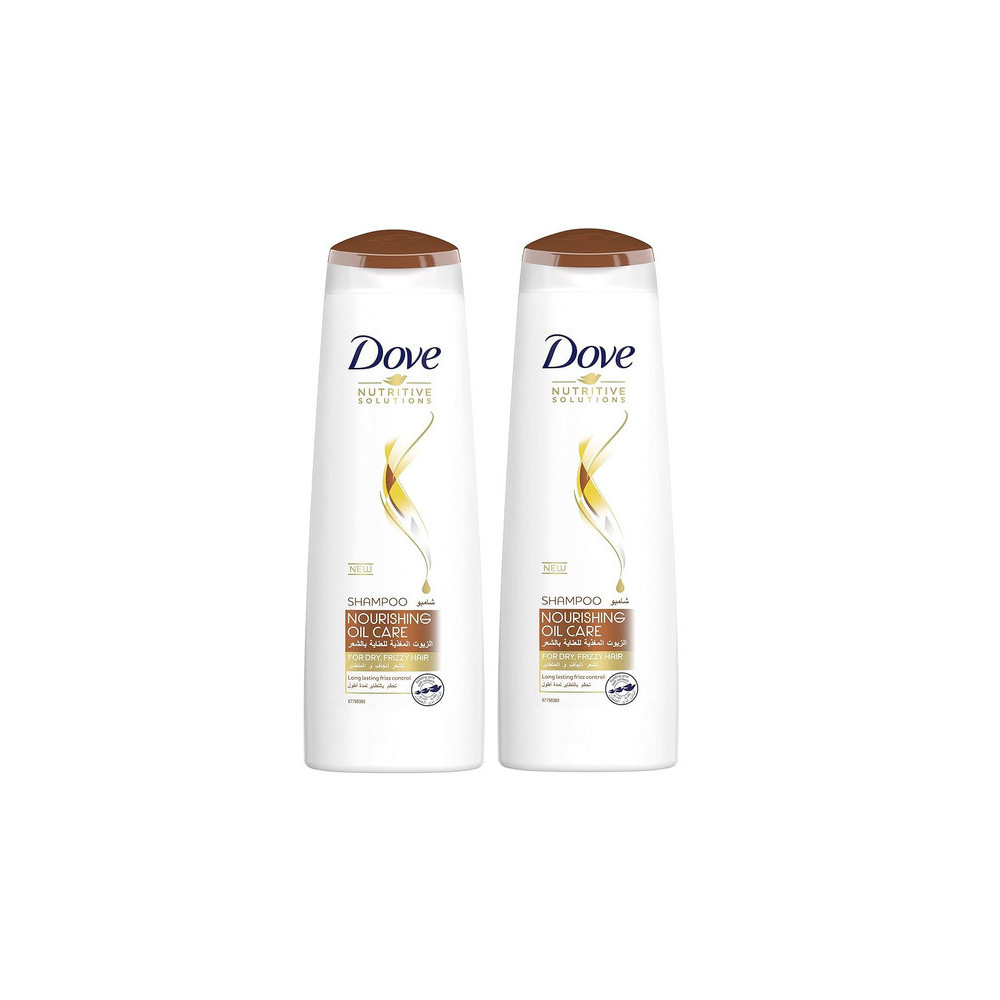 Dove Shampoo With Oil 400 ml 2 Pieces