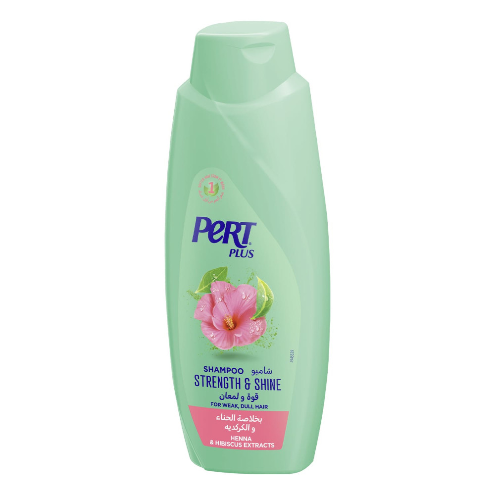 Bert Plus Shampoo with Henna and Hibiscus Extract (for strengthening hair) 600 ml
