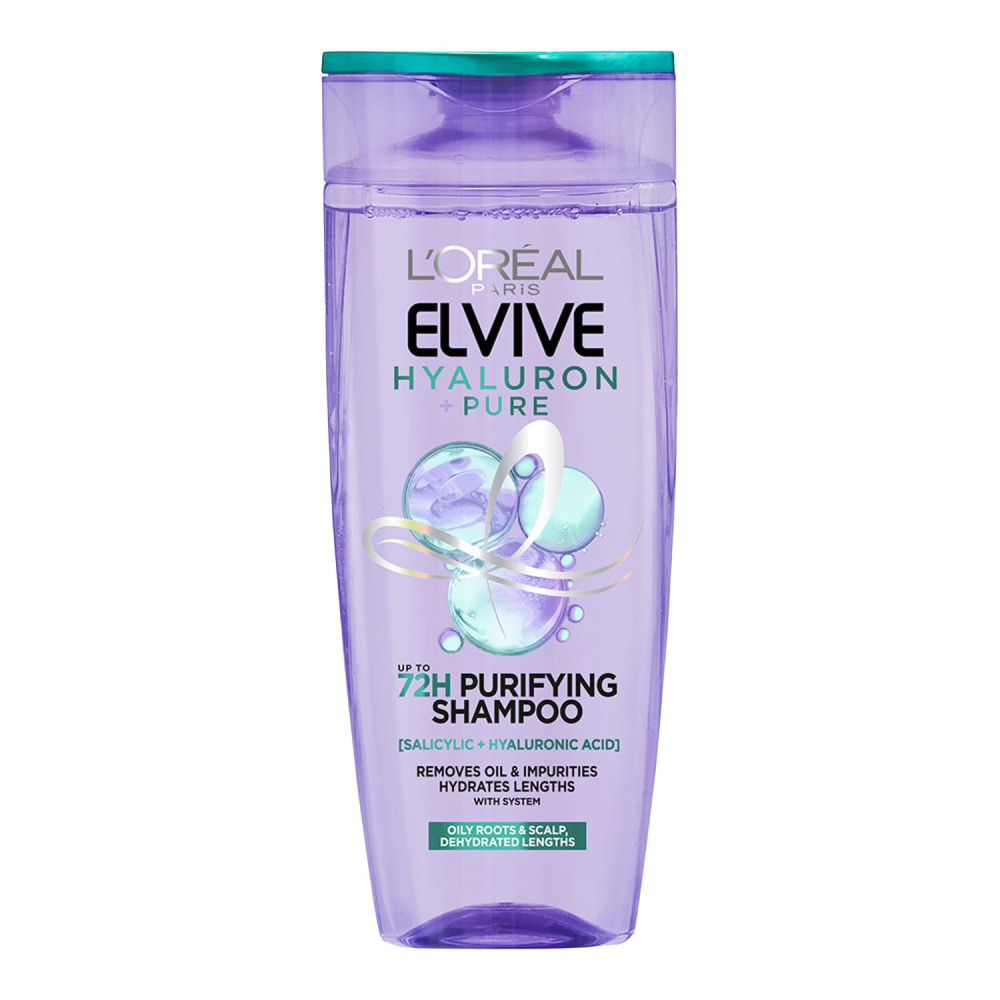 L'Oreal Paris Elvive Hyaluron Pure 72H Purifying Shampoo 600 ml
