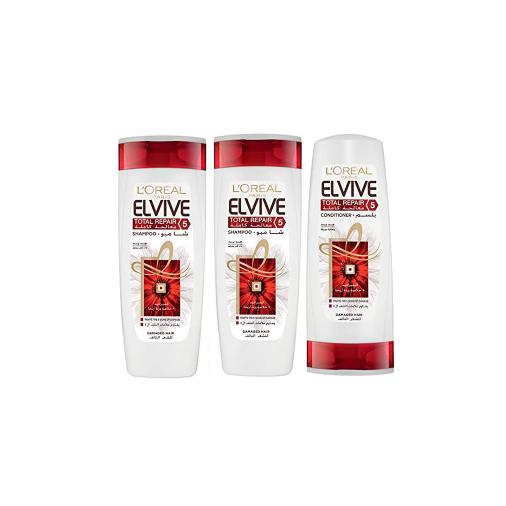 Loreal Elvive T'Arviv Shampoo 400 ml 2 Pieces + Conditioner