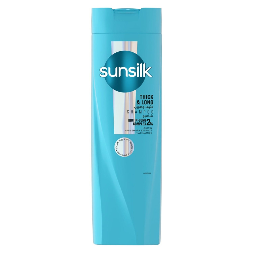 SUNSILK THCK&LONG BIO&CSTR SHAMPOO 400ML