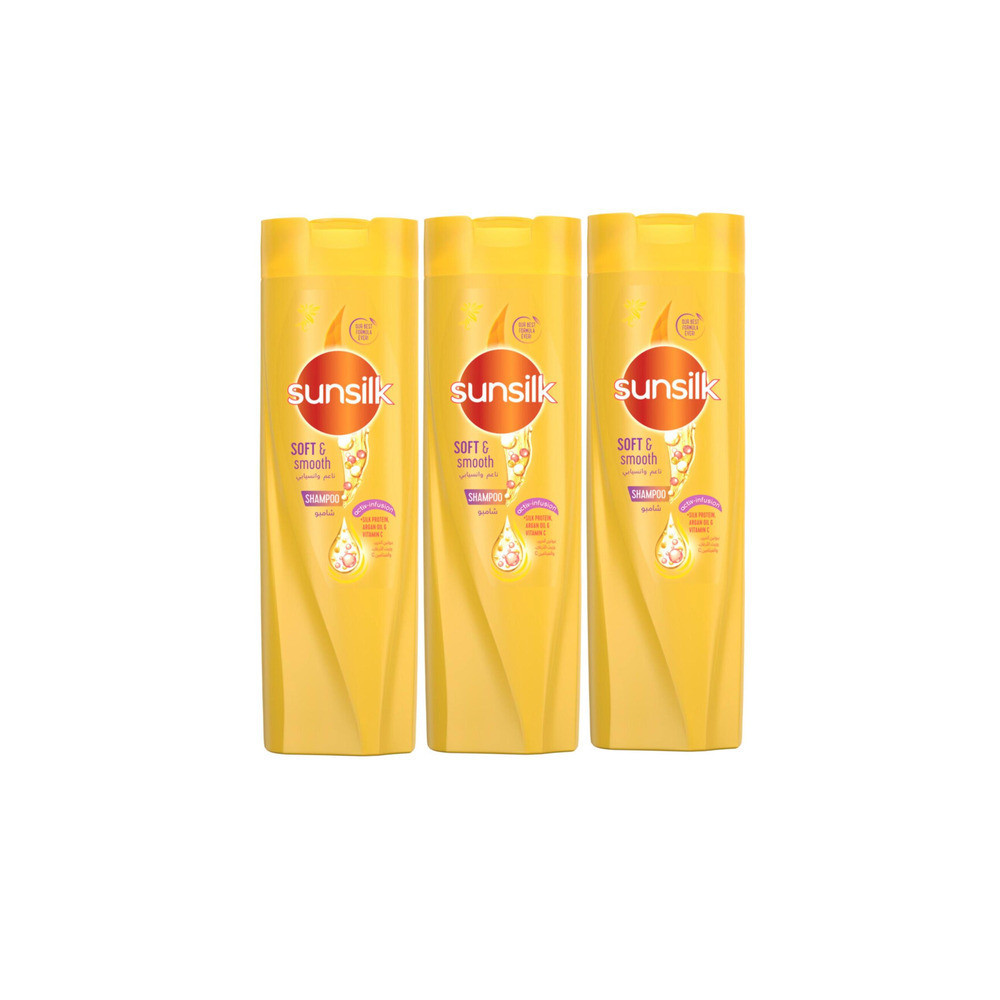 Sunsilk Argan Oil Shampoo 400 ml 3 Pieces