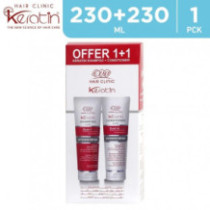 Eva Hair Clinic Keratin Hair Vitality Shampoo 230 ml 1+1