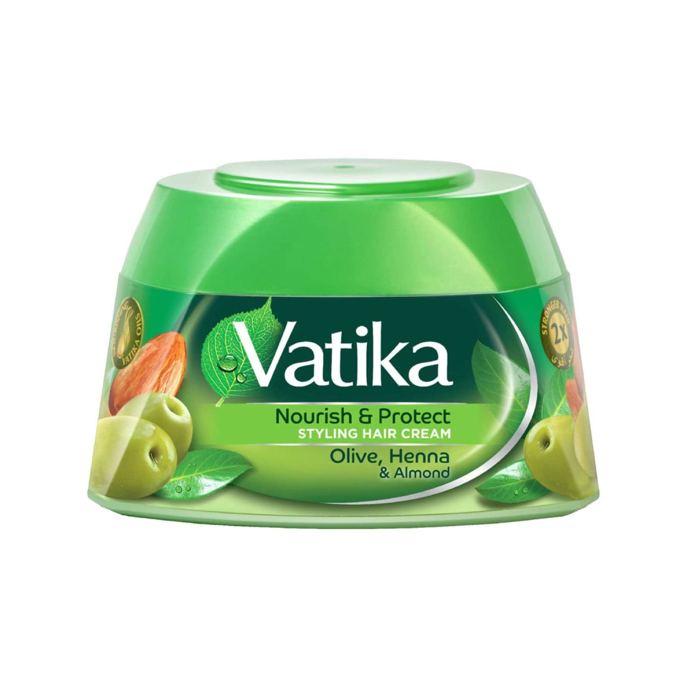 Vatika Naturals Nourish & Protect Styling Hair Cream Olive Henna & Almond 140 ml