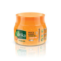 Vatika Hair Gel - Extreme Hold - Rock Hard - Alcohol Free - 500Ml