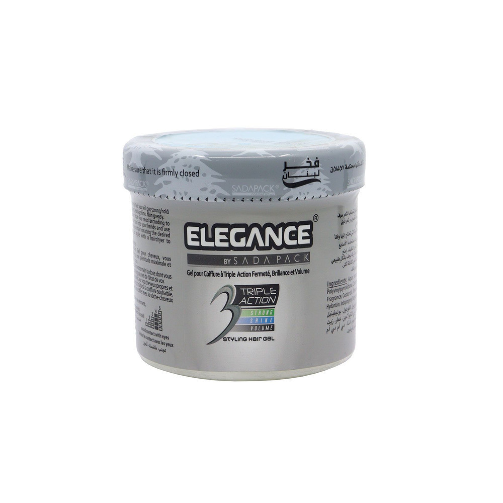 Elegance Triple Action Hair Gel 500 ml
