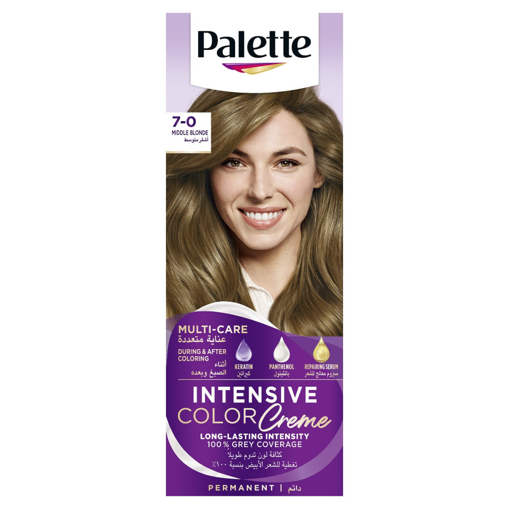 Paletti Semi-Permanent Hair Dye Medium Blonde 0-7