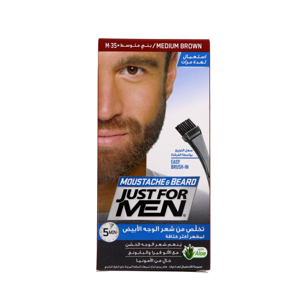 Just For Men Beard and Mustache Dye Medium Brown