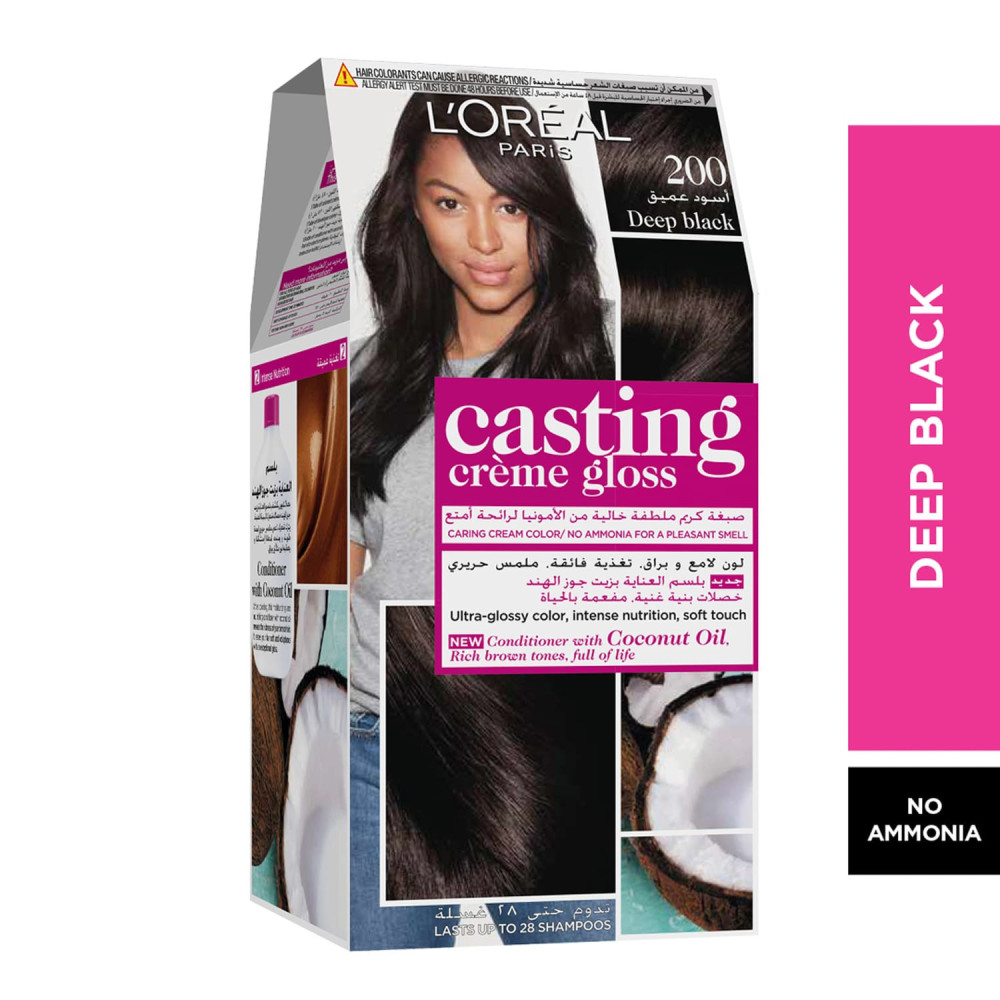 L'Oreal Paris Casting Hair Dye Dark Black 200