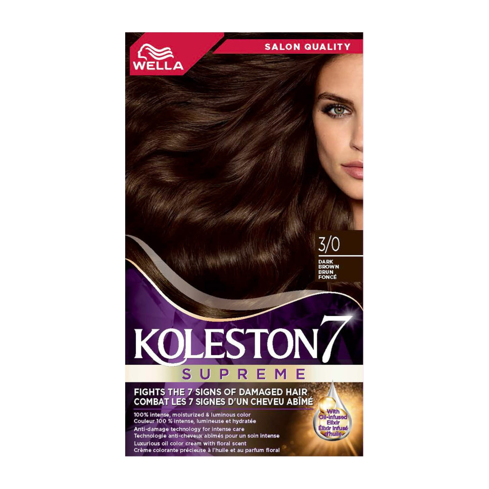 Wella Koleston Dark Brown Hair Dye 3/0