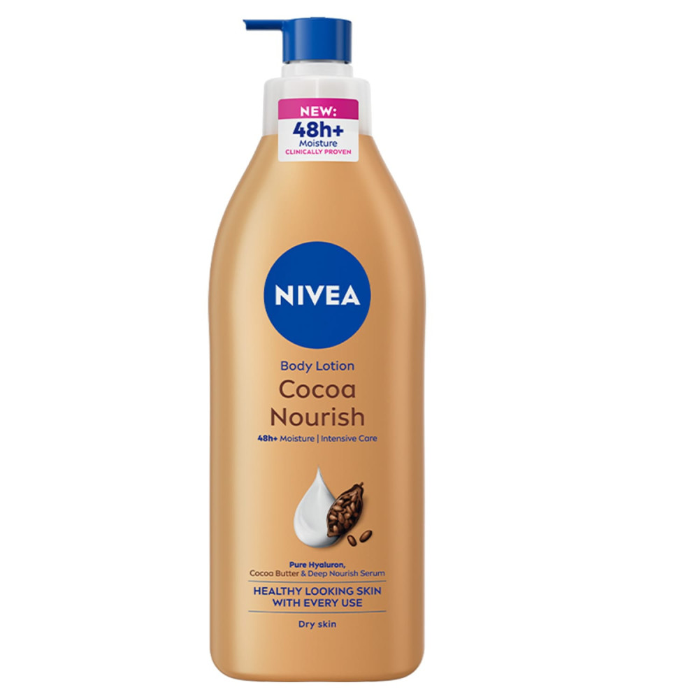 Nivea Body Lotion Cocoa Butter Vitamin E Dry Skin 625 ml