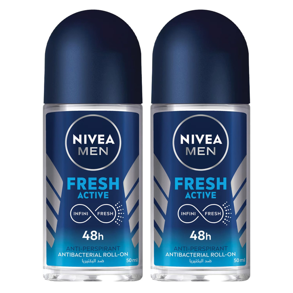 Nivea Deodorant Roll On Men 50 Ml 2 Pieces