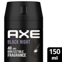 Axe Black Night 48H Fresh Deodorant Body Spray For Men 150 ml