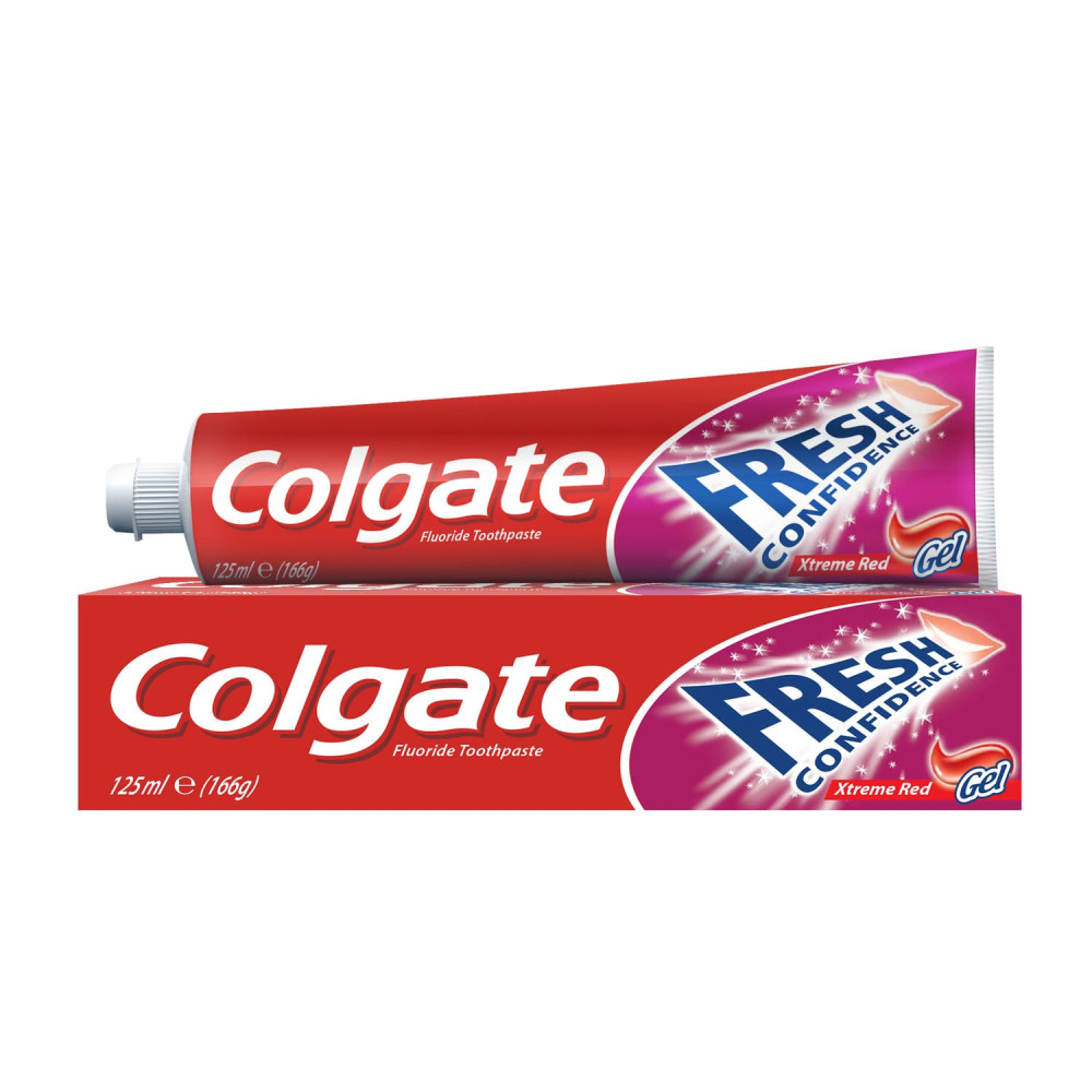 Colgate Fresh Confidence Xtreme Red Gel Toothpaste 125 ml