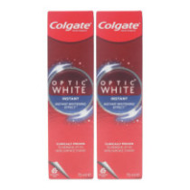 Colgate Optic WhiteInstant Whitening Toothpaste - 2 x 75 ml