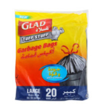 Glad large garbage bags 110 liters (70 81) cm 20 bags