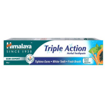 Himalaya Triple Action Herbal Toothpaste 125g Natural Oral Care with Miswak
