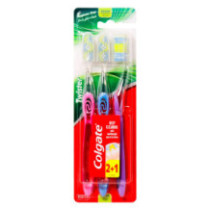 Colgate Twister Manual Deep Cleaning Toothbrush with Cap 3 Pieces