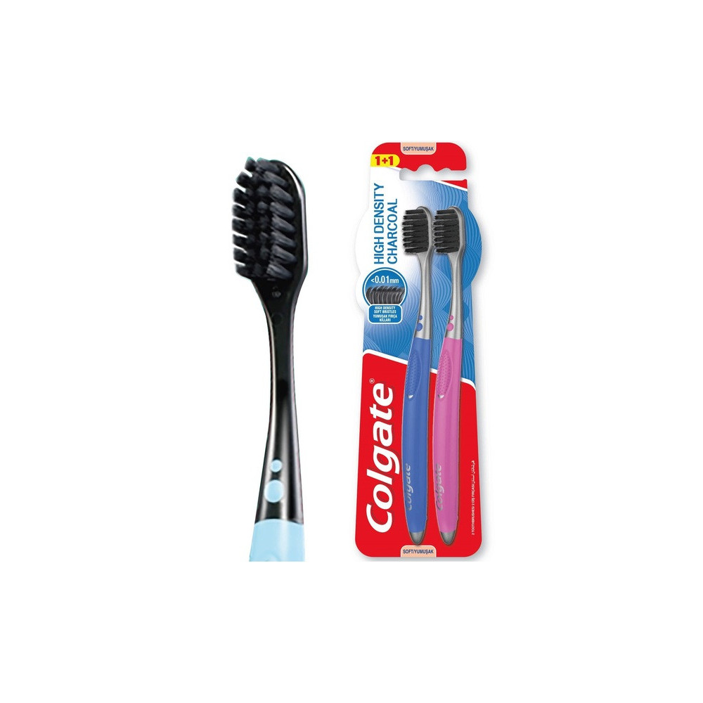 Colgate Toothbrush High Density Charcoal 2S