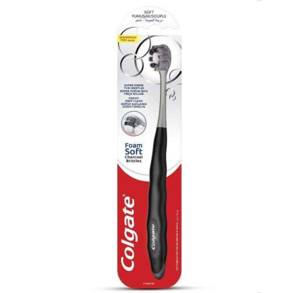 Colgate Tooth Brush Cushion Clean Sft Charcol